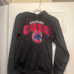 Fanatics Chicago Cubs Gray Hoodie Sweater